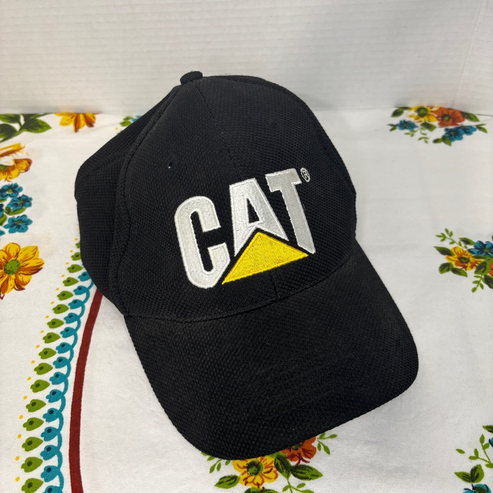 CAT Unisex Embroidered Logo Cap size M/L Elastic Band